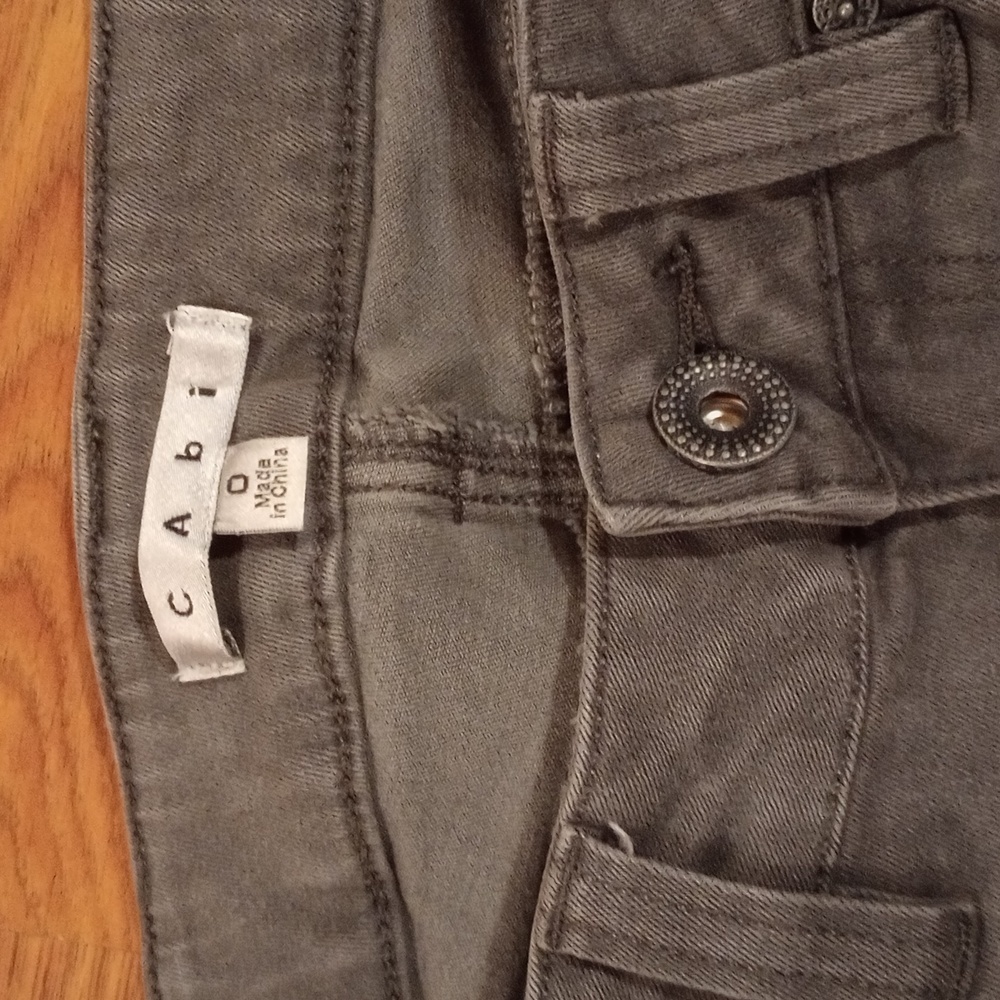 CAbi Jeans Womens Gray High Rise Stretch Skinny Fit - Picture 3 of 4